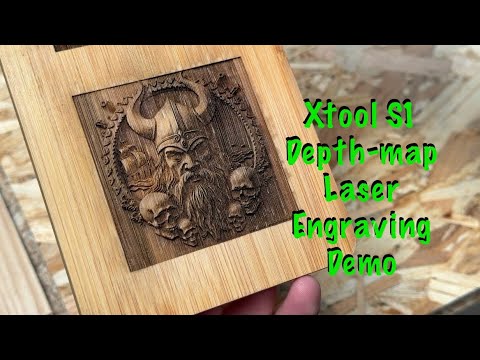 How to laser engrave a depth map image on the xtool s1 40w