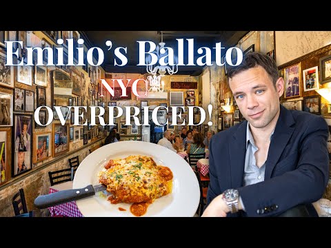 Eating at Emilio’s Ballato. NYC. A Celebrity Hot Spot and OVERPRICED Italian Restaurant