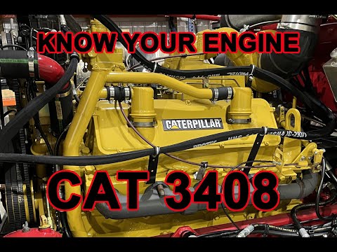The Cat 3408. Biggest Cat Truck Engine Ever Made. V8 18L Diesel Engine. "Know Your Engine"