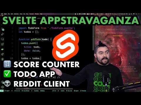Svelte Appstravaganza - Building 3 Apps with Svelte - Score Counter, Todo App and Reddit Client