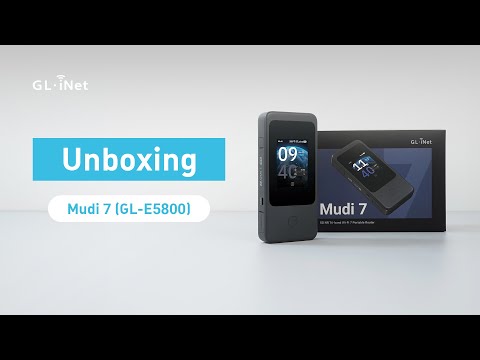 Unboxing Mudi 7 (GL-E5800) | 5G NR Tri-band Wi-Fi 7 Travel Router