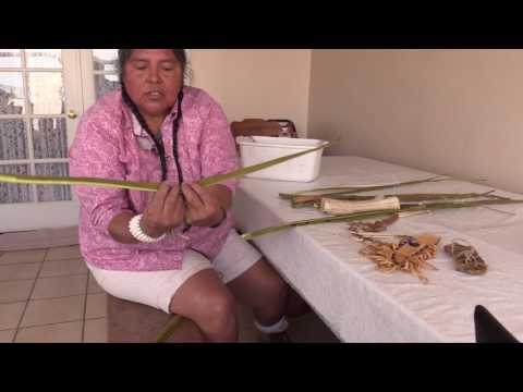 Mary Weahkee makes Mogollon sandals from yucca