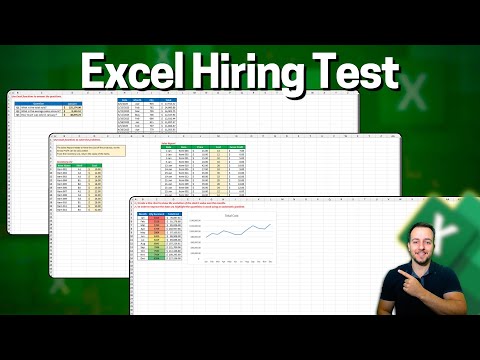 Excel Assessment Test for Job Interview | Questions and Answers