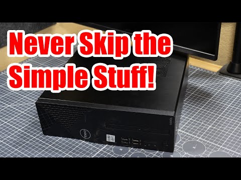 Troubleshooting and Fixing a Dell Vostro PC that Doesn't Respond to Power!