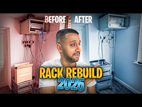 Rebuilding My Ubiquiti UniFi Home Network Rack 2025
