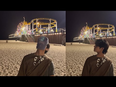 Taehyung Caught Alone at Santa Monica Pier — The Night Fans Didn’t Expect