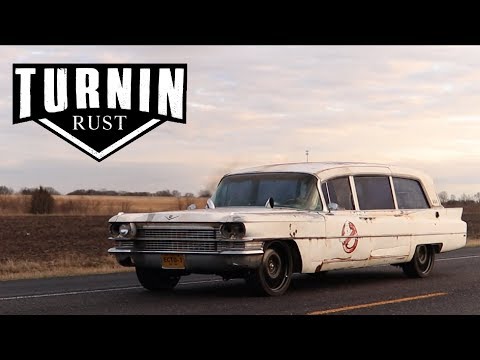 Who Ya Gonna Call Part 1 | 1963 Cadillac Hearse Cummins Swap | Ghostbusters Ecto 1| Turnin Rust