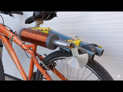 I Built a Giant Solenoid Engine, That Can Power a Bicycle!