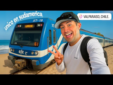 THIS IS THE TRAIN THAT PASSES THROUGH THE SEA IN CHILE 🚇