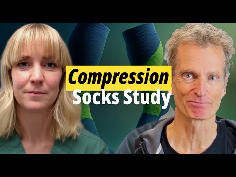 Study: Less oxygen and more muscle damage with compression socks