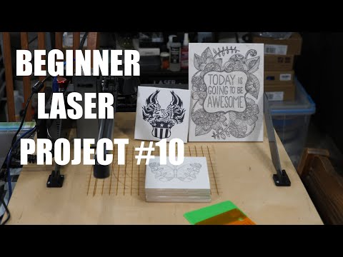 Beginner Laser Project 10 Ceramic Tile