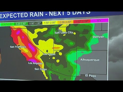 Rainstorm expected during Christmas week