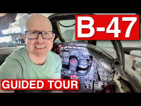 Boeing B-47 Stratojet guided tour.