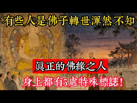 有些人是佛子轉世渾然不知！真正的佛緣之人，身上都有5處特殊標誌！#立地成佛#念佛修行#因果正見#修行障礙化解#生死因果#佛学#佛教