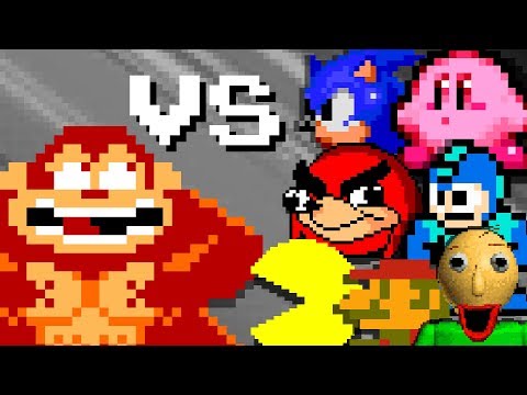 DONKEY KONG vs FAMOUS characters - season 1 (Official series)