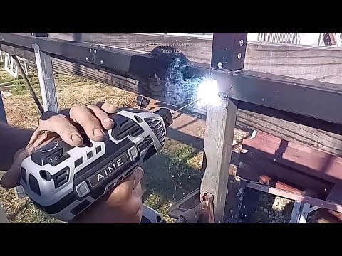 A Handheld 120 volt welder & it actually works, under 100 bucks, lets try it. See fact info below