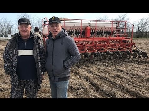 Самодельная анкерная сеялка Сергея Алексеева