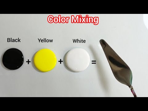 Guess the final color 🎨 | Satisfying video | Art video | Color mixing video | Paint mixing video