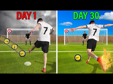 I Trained My WEAK FOOT for 30 Days