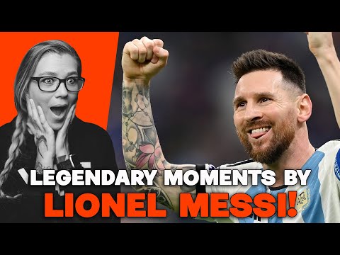 LIONEL MESSI LEGENDARY MOMENTS | AMERICAN REACTS | AMANDA RAE
