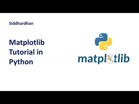 3.3. Matplotlib Tutorial in Python | Machine Learning Course with Python