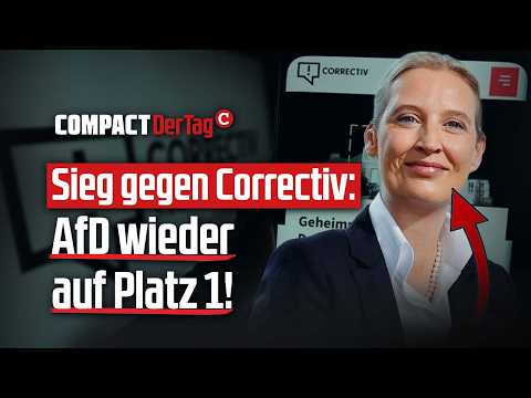 Sieg gegen Correctiv: AfD wieder auf Platz 1!💥