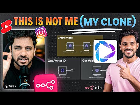 Create your next Viral Video with Heygen and N8n - Ai agent in Hindi