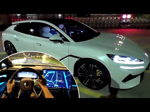 2025 BYD Denza Z9 GT (965 Hp) Night Drive, Features, Interior & Exterior Lighting..