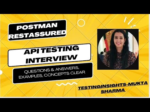 API Testing Interview Q&A |POSTMAN| RESTASSURED|#apitesting #api #restassured