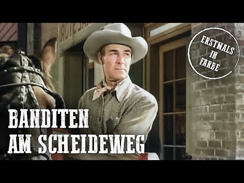 Banditen am Scheideweg | Randolph Scott | Amerikanischer Western | Koloriert