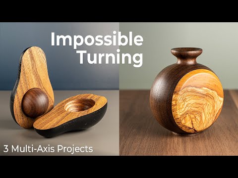3 Multi-Axis Woodturning Projects That Will Make Your Head Spin