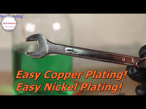 Easy copper plating and nickel plating！Hydrochloric acid,Copper sulfate,vinegar