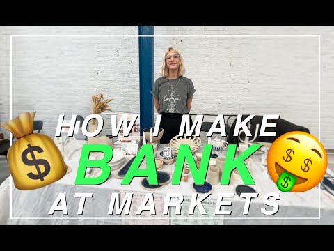 How I make bank at ceramics markets