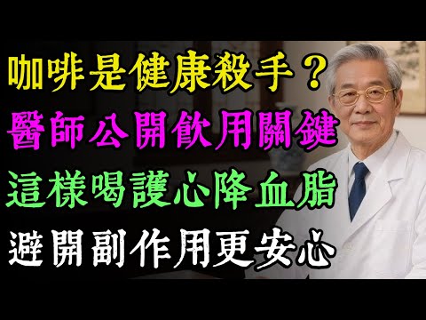 你的咖啡喝對了嗎？醫師公開「黃金咖啡飲用法」，這樣喝還能防失智、遠離癌症