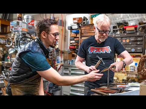 Adam Savage Gets Schooled By a Metal Master!