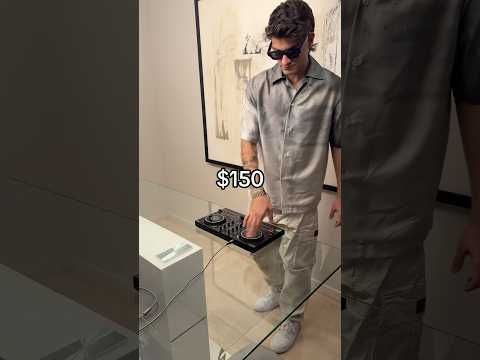 Dj controller test - but it gets increasingly expensive #dj #music #jameshype #pioneer #controlador