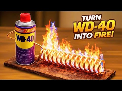 Just ONE Empty WD-40 Can & Copper Pipe! DIY 3-in-1 Heating Stove – Stay Warm Winter 2025 🔥