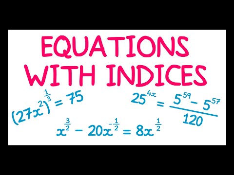 Equations with Indices