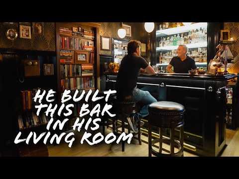 You won't believe this is a living room! The best looking Home bar in the World?