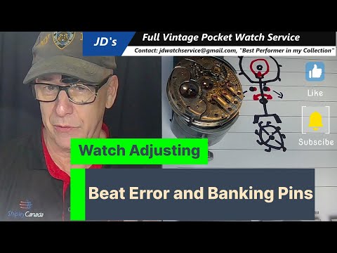 Adjusting Watch Beat Error and Banking Pins