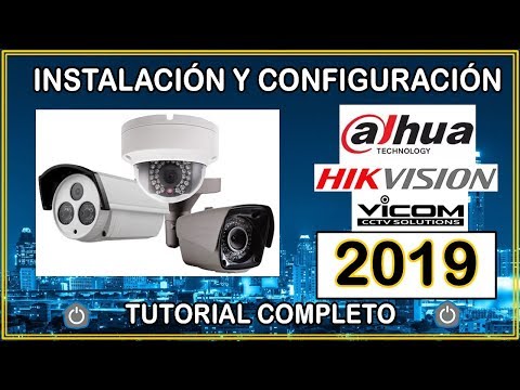 🔴 SECURITY CAMERAS INSTALLATION AND CONFIGURATION 2019 CCTV - DAHUA HIKVISION VICOM