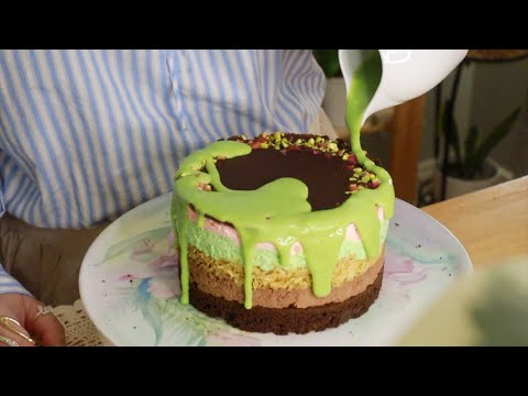 Recreating Conti's Pistachio Crunch (Dubai Chocolate Inspired Cake)