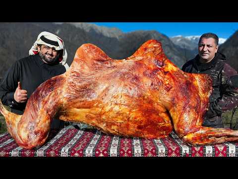 Fahad AlBishri Cooks Camel Meat in the Wilderness with Chef Tavakkul: A Unique Experience 🐪🤤🔥