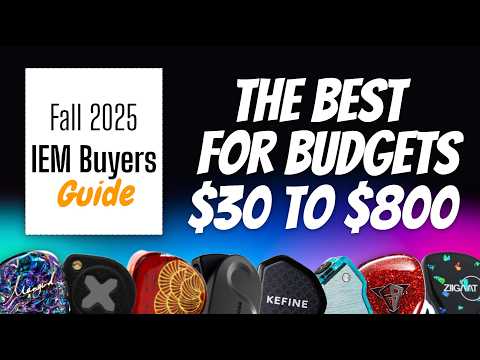 Fall/Holiday 2025 IEM and DAC Buyers Guide -  Audio Amigo Buyer's Guides Ep.8