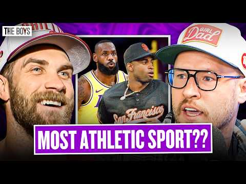Bryce Harper, Taylor Lewan & Will Compton Debate Which Sport Has The Best Athletes | Bussin'
