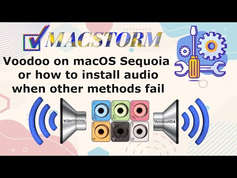 Voodoo on macOS Sequoia or how to install audio when other methods fail