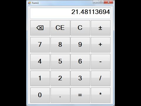 How to Create a  Standard Calculator in Visual Basic.Net