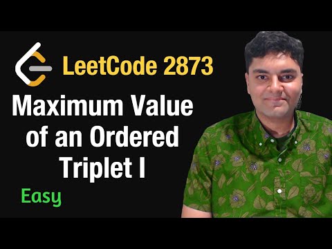 Maximum Value of an Ordered Triplet I - Leetcode 2873 - Python