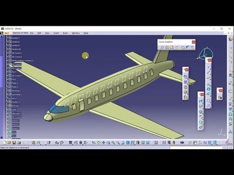 How to design an aircraft in CATIA - Step by step