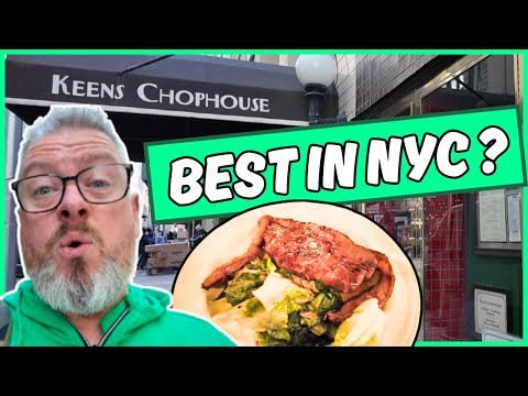 I Review The LEGENDARY KEENS STEAKHOUSE - New York's BEST RESTAURANT?